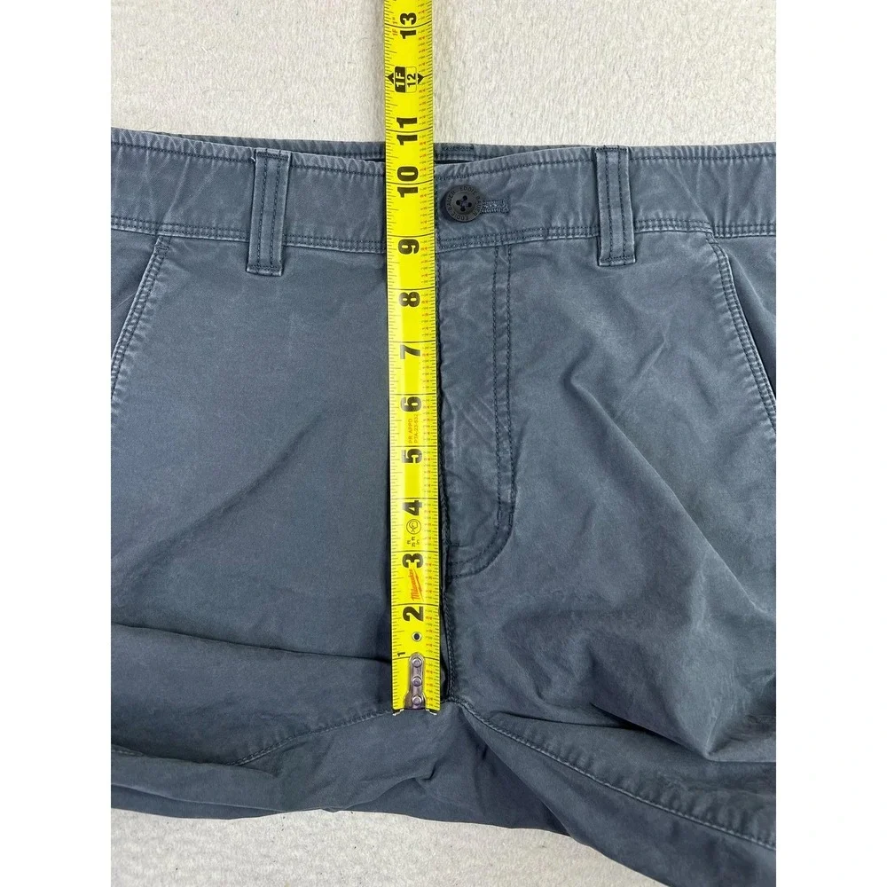 Eddie Bauer Pants Mens 30x30 Gray Canvas Stretch Chino Regular Fit Travel Casual
